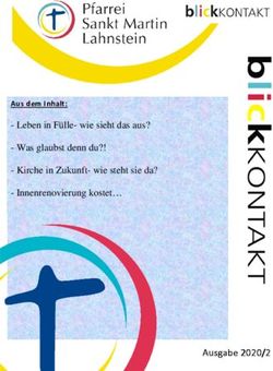 Leben in F&uuml;lle- wie sieht das aus? - Was glaubst denn du?! - Kirche in Zukunftwie steht sie da? - Innenrenovierung kostet - Ausgabe 2020/2