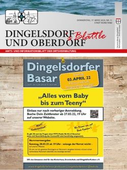 S Bl&auml;ttle DINGELSDORF UND OBERDORF - AMTS UND INFORMATIONSBLATT DER ORTSVERWALTUNG - Stadt Konstanz