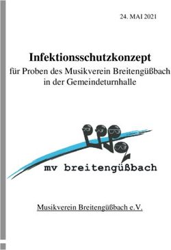 Infektionsschutzkonzept - f&uuml;r Proben des Musikverein Breiteng&uuml;&szlig;bach in der Gemeindeturnhalle - Musikverein Breiteng&uuml;&szlig;bach eV