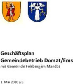 Gesch&auml;ftsplan Gemeindebetrieb Domat/Ems - mit Gemeinde Felsberg im Mandat 1. Mai 2020 (V1) - Gemeinde ...
