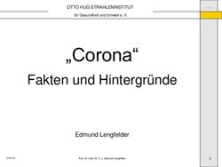 "Corona" Fakten und Hintergr&uuml;nde - Edmund Lengfelder - Rosenheim steht auf