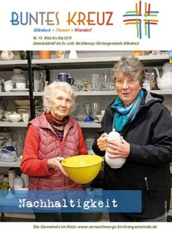 Buntes Kreuz - Nachhaltigkeit - J&ouml;llenbeck + Theesen + Vilsendorf Nr. 10 - M&auml;rz bis Mai 2019 Gemeindebrief der Ev.-Luth ...