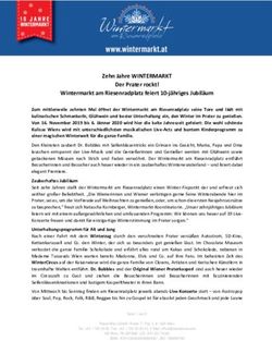 Zehn Jahre WINTERMARKT Der Prater rockt! Wintermarkt am Riesenradplatz feiert 10-jähriges Jubiläum