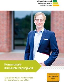 Kommunale Klimaschutzprojekte - Gute Beispiele aus Niedersachsen - zur Nachahmung empfohlen - Klimaschutz- und ...