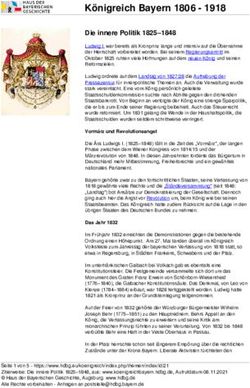 K&ouml;nigreich Bayern 1806 1918 - Die innere Politik 1825-1848 - Haus der Bayerischen ...