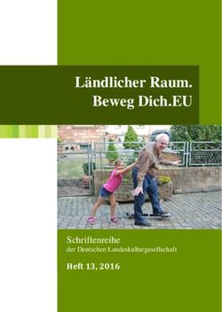 Ländlicher Raum. Beweg Dich.EU - Schriftenreihe Heft 13, 2016 der Deutschen Landeskulturgesellschaft