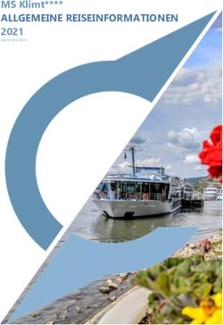 MS Klimt * ALLGEMEINE REISEINFORMATIONEN
