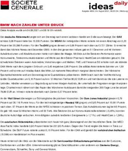 BMW NACH ZAHLEN UNTER DRUCK - Diese Analyse wurde am 04.08.2021 um 08:19 Uhr erstellt.