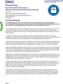 Kosmische Schlange - IDW Online