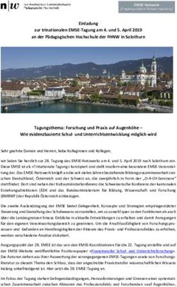 Einladung zur trinationalen EMSE-Tagung am 4. und 5. April 2019 an der P&auml;dagogischen Hochschule der FHNW in Solothurn - Tagungsthema: Forschung ...