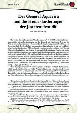 Der General Aquaviva und die Herausforderungen der Jesuitenidentität1 - rivista di ricerca teologica