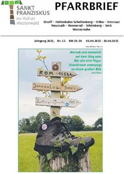 PFARRBRIEF - Pfarrei Sankt Franziskus im Hohen Westerwald