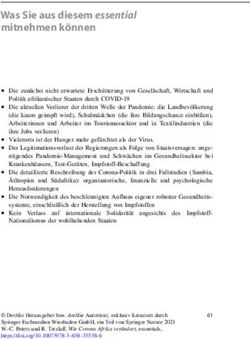 Was Sie aus diesem essential mitnehmen können