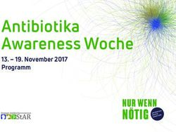 Antibiotika Awareness Woche- 19. November 2017 Programm - BAG