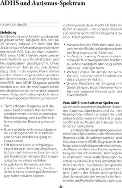 ADHS und Autismus-Spektrum