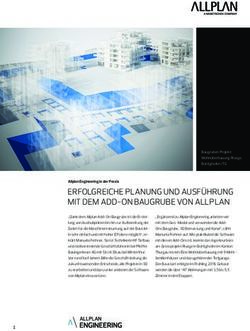 ERFOLGREICHE PLANUNG UND AUSFÜHRUNG MIT DEM ADD-ON BAUGRUBE VON ALLPLAN