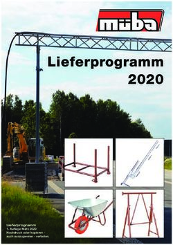 Lieferprogramm 2020 - Lieferprogramm 1. Auflage März 2020 Nachdruck oder kopieren - auch auszugweise - verboten - Stelter Bautechnik