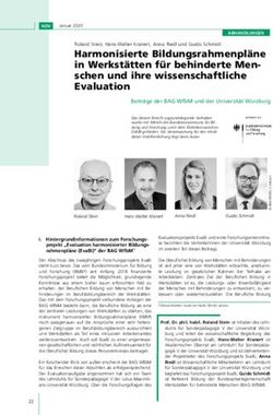 Harmonisierte Bildungsrahmenpl&auml;ne in Werkst&auml;tten f&uuml;r behinderte Men-schen und ihre wissenschaftliche Evaluation