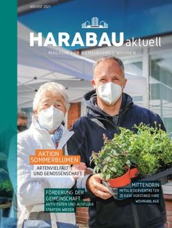 HARABAU aktuell - AKTION SOMMERBLUMEN ARTENVIELFALT UND GENOSSENSCHAFT
