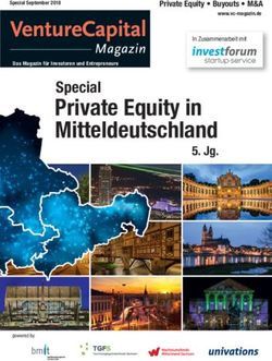 Private Equity in Mitteldeutschland - Jg - Private Equity Buyouts M&A - VC Magazin