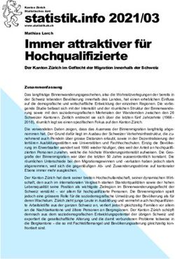 Statistik.info 2021/03 - Immer attraktiver für Hochqualifizierte - Kanton Zürich