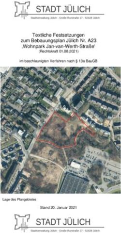 Textliche Festsetzungen zum Bebauungsplan J&uuml;lich Nr. A23 Wohnpark Jan-van-Werth-Stra&szlig;e'