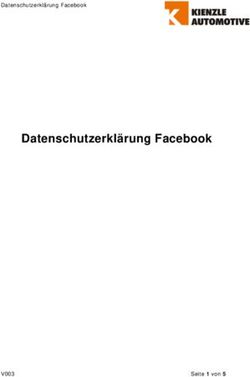 Datenschutzerklärung Facebook - Kienzle Automotive GmbH