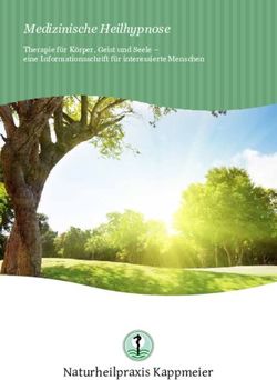 Naturheilpraxis Kappmeier - Medizinische Heilhypnose Therapie f&uuml;r K&ouml;rper, Geist und Seele - eine Informationsschrift f&uuml;r interessierte Menschen