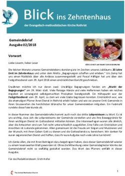 Gemeindebrief Ausgabe 02/2018 Vorwort - EMK Rothrist