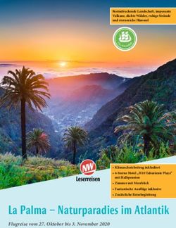 La Palma - Naturparadies im Atlantik - Flugreise vom 27. Oktober bis 3. November 2020