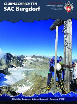 SAC Burgdorf CLUBNACHRICHTEN - Offizielles Organ der Sektion Burgdorf | Ausgabe 4/2021