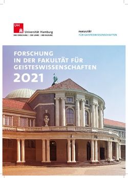2021 Forschung in der Fakult&auml;t f&uuml;r Geisteswissenschaften