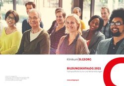 BILDUNGSKATALOG 2021 Fachspezifische Kurse und Weiterbildungen - Klinikum St. Georg