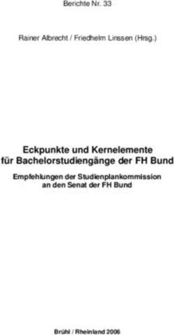Eckpunkte und Kernelemente f&uuml;r Bachelorstudieng&auml;nge der FH Bund - Empfehlungen der Studienplankommission an den Senat der FH Bund