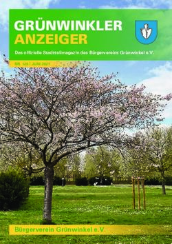 GRÜNWINKLER ANZEIGER - Bürgerverein Grünwinkel e.V - Das offizielle Stadtteilmagazin des Bürgervereins Grünwinkel e.V - Bürgerverein ...