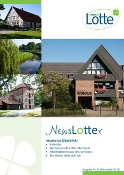 NewsLotter Inhalte im &Uuml;berblick: Kalender Die Gemeinde Lotte informiert Ein Verein stellt sich vor