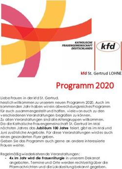 Programm 2020 - St. Gertrud Lohne