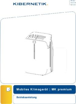 Mobiles Klimager&auml;t | MK premium - Betriebsanleitung