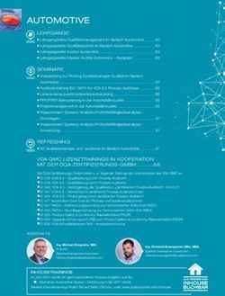AUTOMOTIVE LEHRG&Auml;NGE - Quality Austria