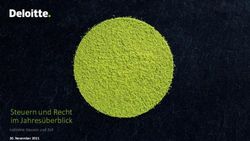 Steuern und Recht im Jahres&uuml;berblick - Indirekte Steuern und Zoll 30. November 2021 - Deloitte