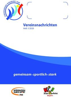 Vereinsnachrichten Heft 1/2020 - gemeinsam sportlich stark - TG W&uuml;rzburg