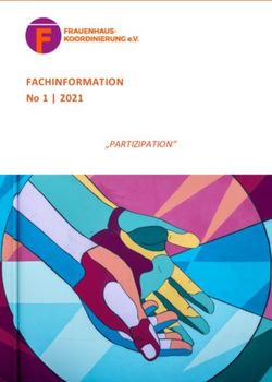 FACHINFORMATION No 1 | 2021 - "PARTIZIPATION" - Frauenhauskoordinierung