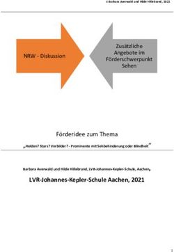 LVR-Johannes-Kepler-Schule Aachen, 2021 - F&ouml;rderidee zum Thema