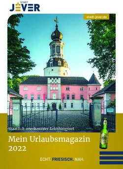Mein Urlaubsmagazin 2022 - ECHT. FRIESISCH. NAH. Staatlich anerkannter Erholungsort - GRUPPENTOURISTIK.COM