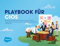 PLAYBOOK F&Uuml;R CIOS So will das IT-Team von Salesforce die Innovation, Produktivit&auml;t und Arbeitsweise mithilfe von Salesforce verbessern