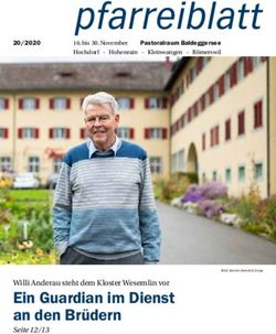 Ein Guardian im Dienst an den Br&uuml;dern - Willi Anderau steht dem Kloster Wesemlin vor - Pastoralraum Baldeggersee