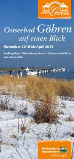Ostseebad G&ouml;hren auf einen Blick - November 2018 bis April 2019