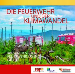 DIE FEUERWEHR KLIMAWANDEL - UND DER