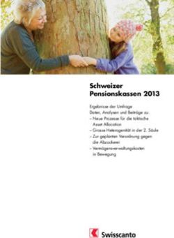 Schweizer Pensionskassen 2013 - UB Basel