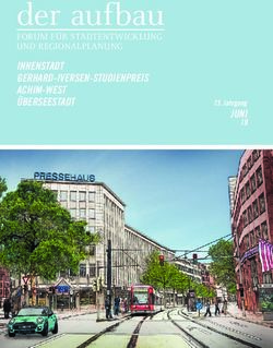 Der aufbau INNENSTADT GERHARD-IVERSEN-STUDIENPREIS ACHIM-WEST &Uuml;BERSEESTADT JUNI - Aufbaugemeinschaft Bremen